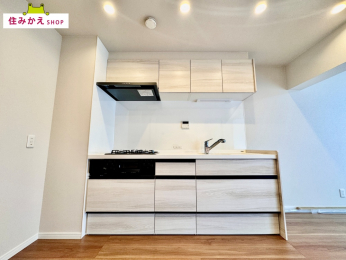  �L�b�`���ɂ͂����ăK�X�R������3���݂��Ă���܂��B
IH���Ɣ�ׁA�Η͂����������̕����L����܂��B
�����̂�����������ɂ��y���݂��������܂��B